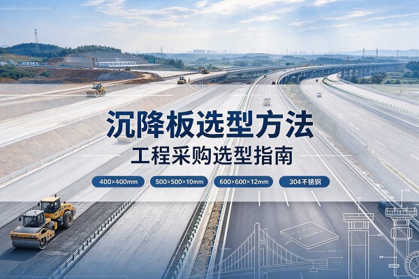城关沉降板选择方法