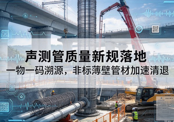 城关声测管质量新规落地，一物一码溯源，非标薄壁管材加速清退